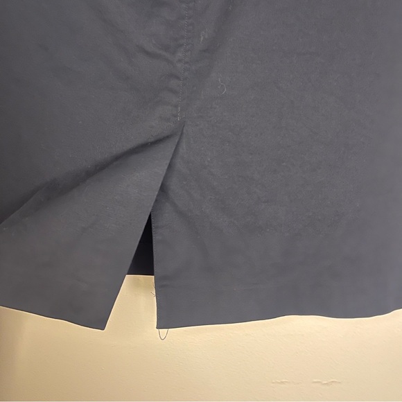 Lauren Ralph Lauren black pencil skirt with nautical-inspired silver buttons 14W - Picture 6 of 6